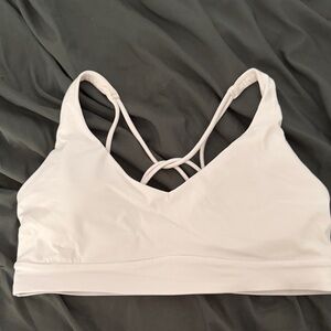 Athleta white Strappy Sports Bra